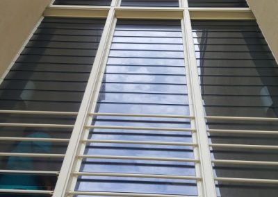 Breezway Louvre windows with security bars