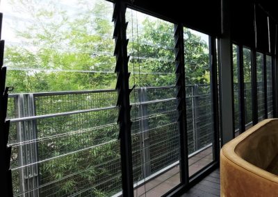Breezway Louvres can be angled to precisely control airflow