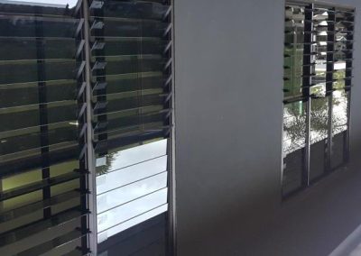 Breezway louvres can be angled to control airflow into office