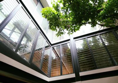 Breezway louvres seal tight to offer protection from the elements