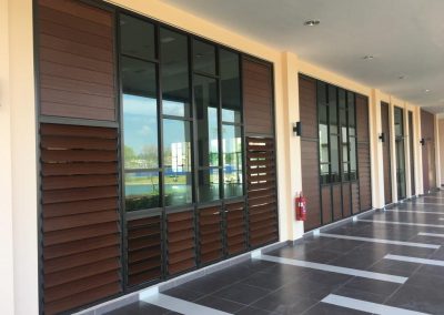 Fresh and Modern Melia Residence Club House Featuring Breezway Louvres