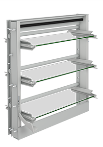 Dualair 1 Bay Closed Mixed Blades